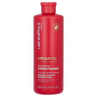 Lee Stafford, Argan Oil Nourishing Conditioner, For Dry, Dull & Naturally Coarse Hair, 16.9 fl oz (500 ml)