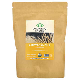 Organic India, Bubuk Akar Ginseng India, 454 g (16 ons)