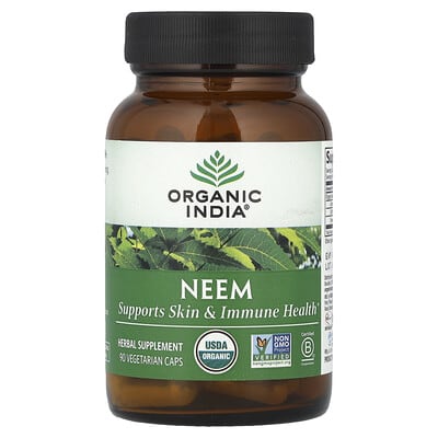 Organic India, Organic, Neem, 90 Vegetarian Capsules