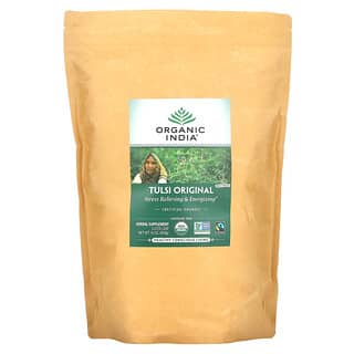Organic India, Thé en vrac aux feuilles de Tulsi, Original, Sans caféine, 454 g