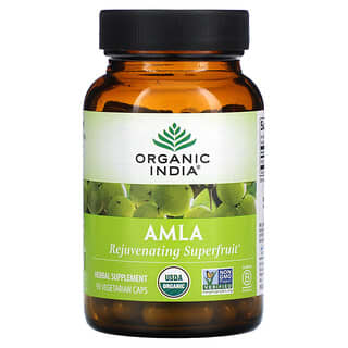 Organic India, Amla, 90 Cápsulas Vegetarianas