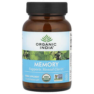 Organic India, Memory, 90 vegetarische Kapseln