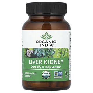 Organic India, Liver Kidney, 90 Veg Caps