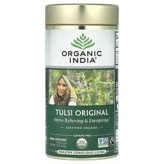 Organic India, Tulsi, loser Tee, Heiliges Basilikum, Original, koffeinfrei, 100 g (3,5 oz.)