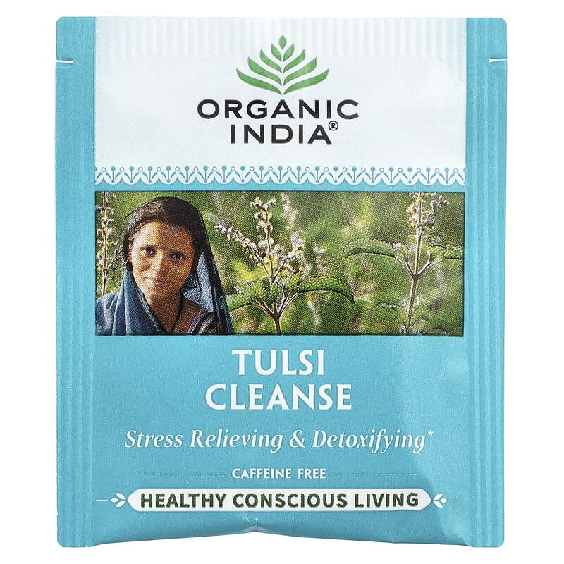 トゥルシーティー、Cleanse、カフェインフリー、18袋、28.8g（1.02オンス）