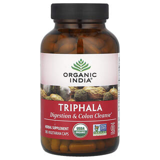 Organic India, Трифала, 180 вегетарианских капсул