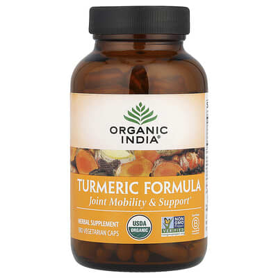 Organic India, Turmeric Formula, 180 Vegetarian Capsules