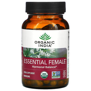 Organic India, Essential para mujeres, Equilibrio hormonal, 90 cápsulas vegetales