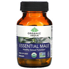Organic India, Essential Male, Healthy Sexual Function, 60 Veg Caps (Discontinued Item) 