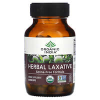 Organic India, Laxante a base de hierbas, Fórmula sin sen, 60 cápsulas vegetales