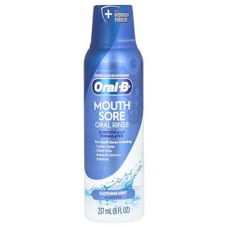 Oral-B, Mouth Sore Oral Rinse, Alcohol Free, Soothing Mint , 8 fl oz (237 ml)