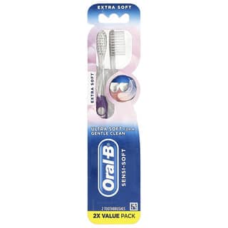 Oral-B, Sensi-Soft, Escovas de Dente, Extrasuave, 2 Escovas de Dente