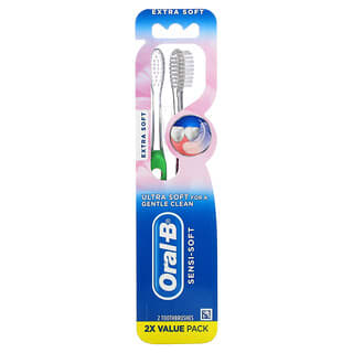 Oral-B‏, Sensi-Soft, Extra-Soft, 2 Toothbrushes