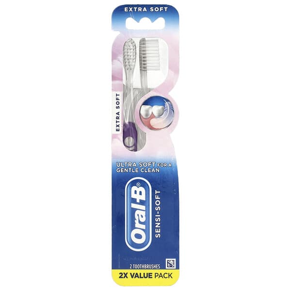 Oral-B, 센시 소프트, 칫솔, 엑스트라 소프트, 칫솔 2개