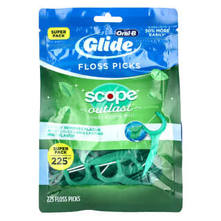 أورال بي‏, Glide ، خيوط تنظيف الأسنان ، سكوب Outlast ، 225 خيط تنظيف
