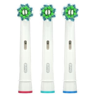 Oral-B, Cross Action, Replacement Brush Heads, Bacteria Guard Bristles , 3 Brush Heads