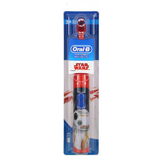 Oral-B, детская щетка на батарейках, мягкая, «Звездные войны», 1 зубная щетка
