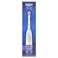 Oral-B PRO-EXPERT 電動歯ブラシ 本体 ホワイト 3D White（3Dホワイト）、Pro（プロ）100、電動歯ブラシ