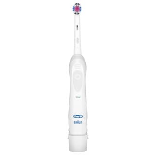 Oral-B, Oral-B 3D White Brilliance Whitening Battery Toothbrush, White, 1 Toothbrush