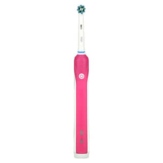 Oral-B, Pro 1000, Rechargeable Toothbrush, Deep Cleaning Action, Pink, 3 Piece Set