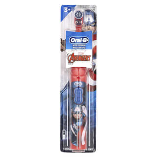 Oral-B, Battery Toothbrush, Soft, 3+Years, Marvel Avengers, 1 Toothbrush