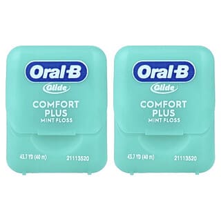 أورال بي‏, Glide Floss ، Pro Health ، Comfort Plus ، نعناع ، عبوتان ، 43.7 ياردة (40 م) لكل عبوة