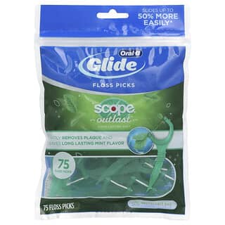 Oral-B, Scope® Outlast™ Floss Picks, Mint, 75 Floss Picks