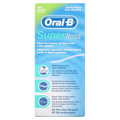 Oral-B, Super Floss, Mint, 50 Pre-Cut Strands
