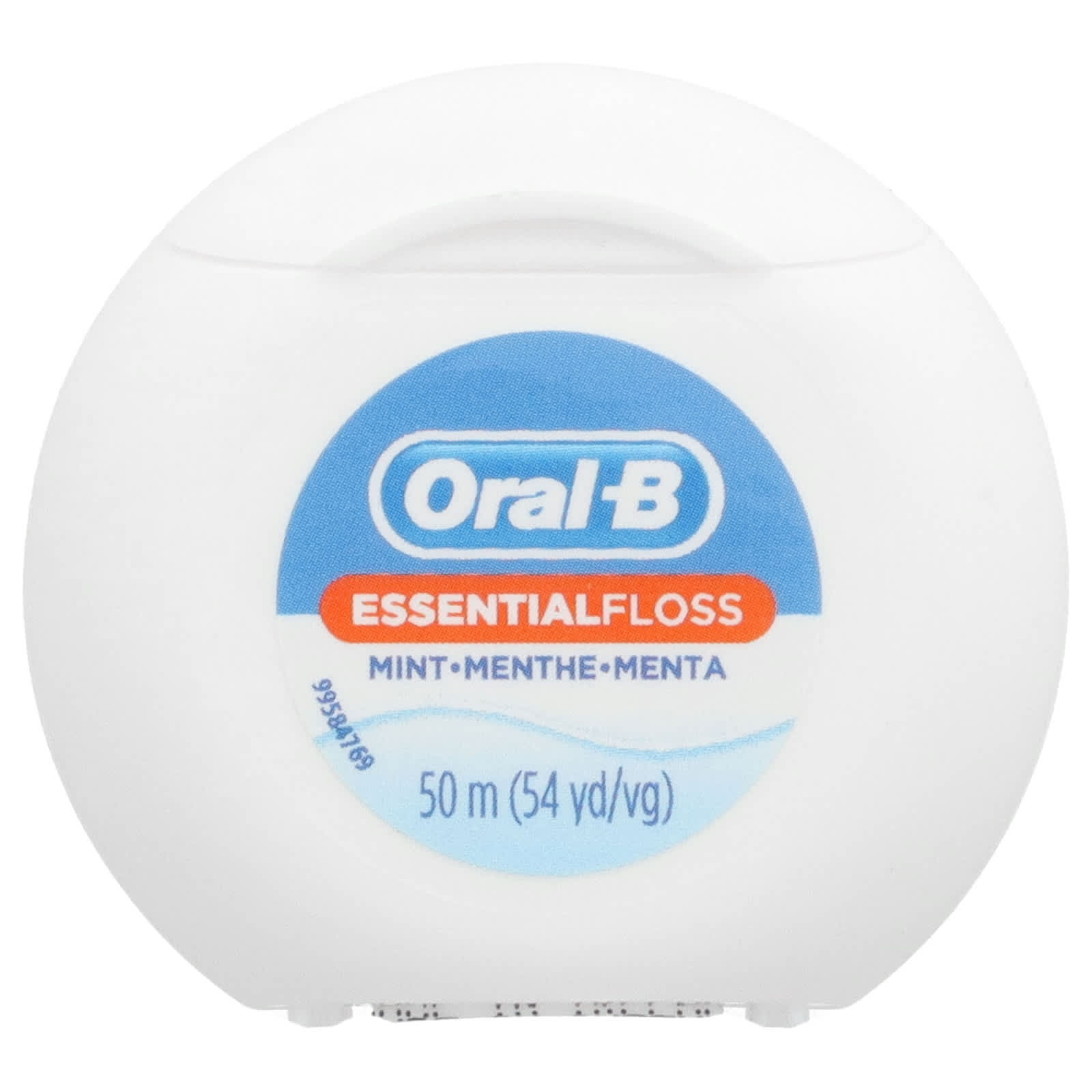 Oral-B, EssentialFloss, Cavity Defense, Mint, 54 Yd (50 M)