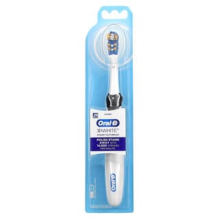 Oral-B, 3D White, Brosse à dents à piles, 1 brosse à dents