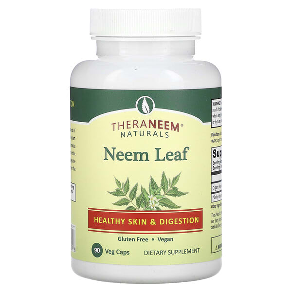 Neem Leaf, 480 mg, 90 Veg Caps
