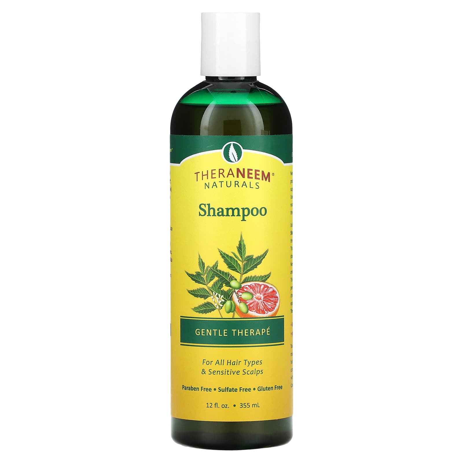 Organix South, TheraNeem Naturals, Gentle Therape Shampoo, For All Hair