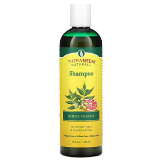 Organix South, TheraNeem Naturals, Shampoo terapeutico delicato, per tutti i tipi di capelli e cuoio capelluto sensibile, 355 ml