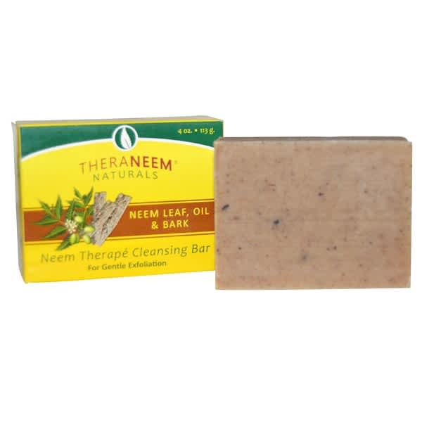 Organix South, TheraNeem Organix, Neem Therapé Cleansing Bar, Neem Leaf, Oil & Bark, 4 oz (113 g)