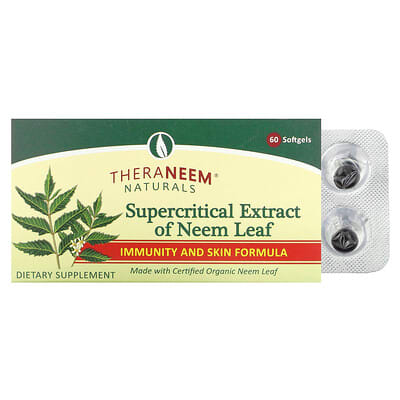 Organix South, TheraNeem Naturals, Supercritical Neem Leaf Extract, 8 mg, 60 Softgels