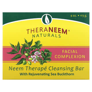 Organix South, TheraNeem Naturals, Neem Therapé, Barra limpiadora, Tez facial`` 113 g (4 oz)