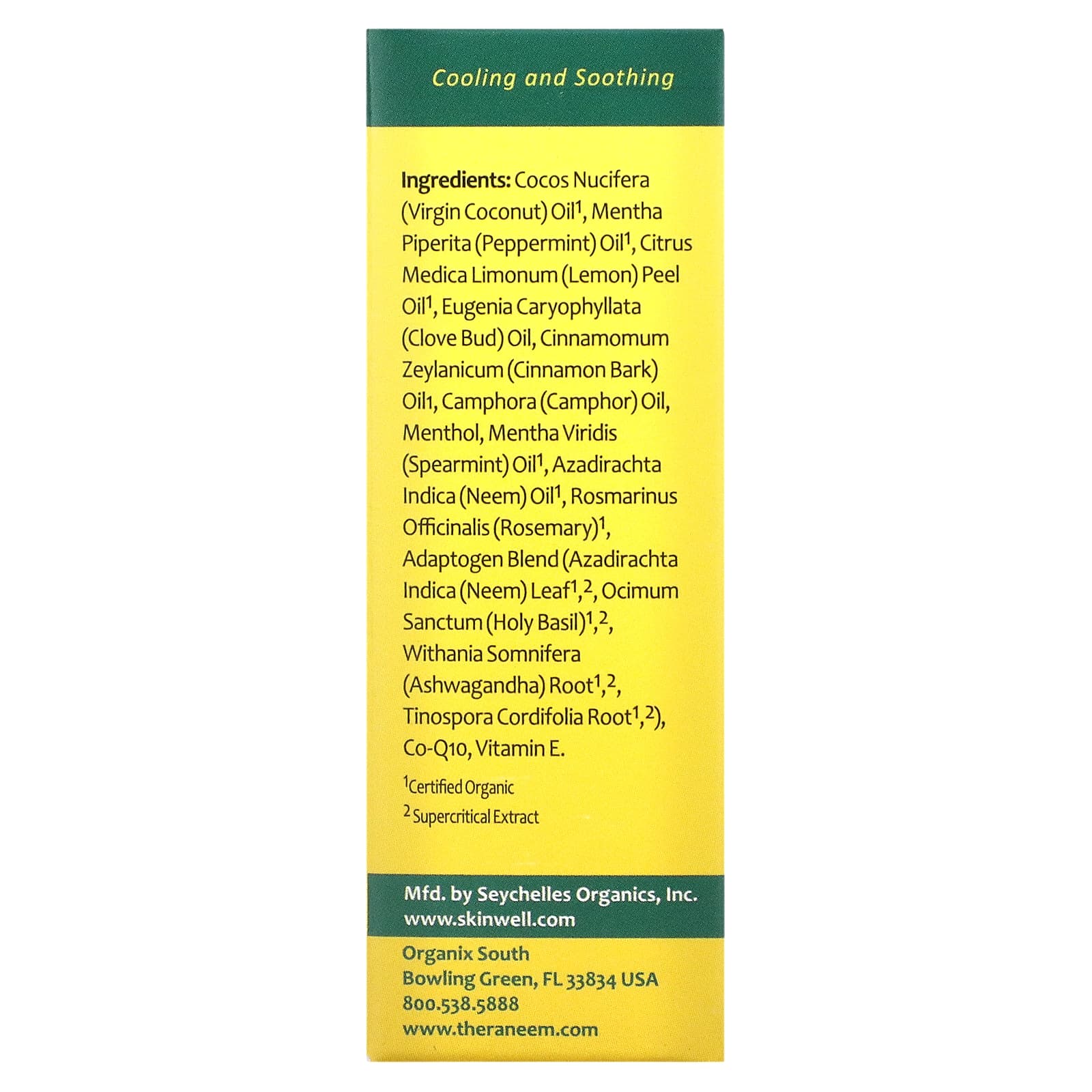 Organix South, TheraNeem Naturals, Neem Tooth & Gum Oil, Oral Care