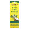 TheraNeem Naturals, Neem Tooth & Gum Oil, Oral Care Therape, Zahn- und Zahnfleischöl aus Neem, Mundpflege-Therapeutikum, 15 ml (0,5 fl. oz.)