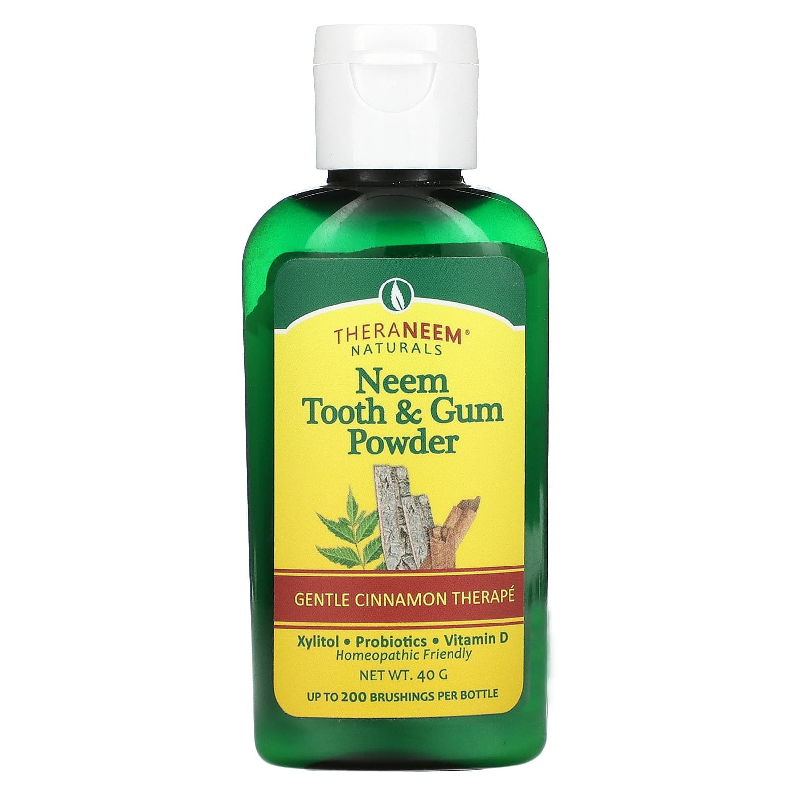 Organix South, TheraNeem Naturals, Neem Tooth & Gum Powder, Gentle
