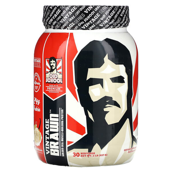 Old School Labs, Vintage Brawn, Golden Era MuscleBuilding Powder