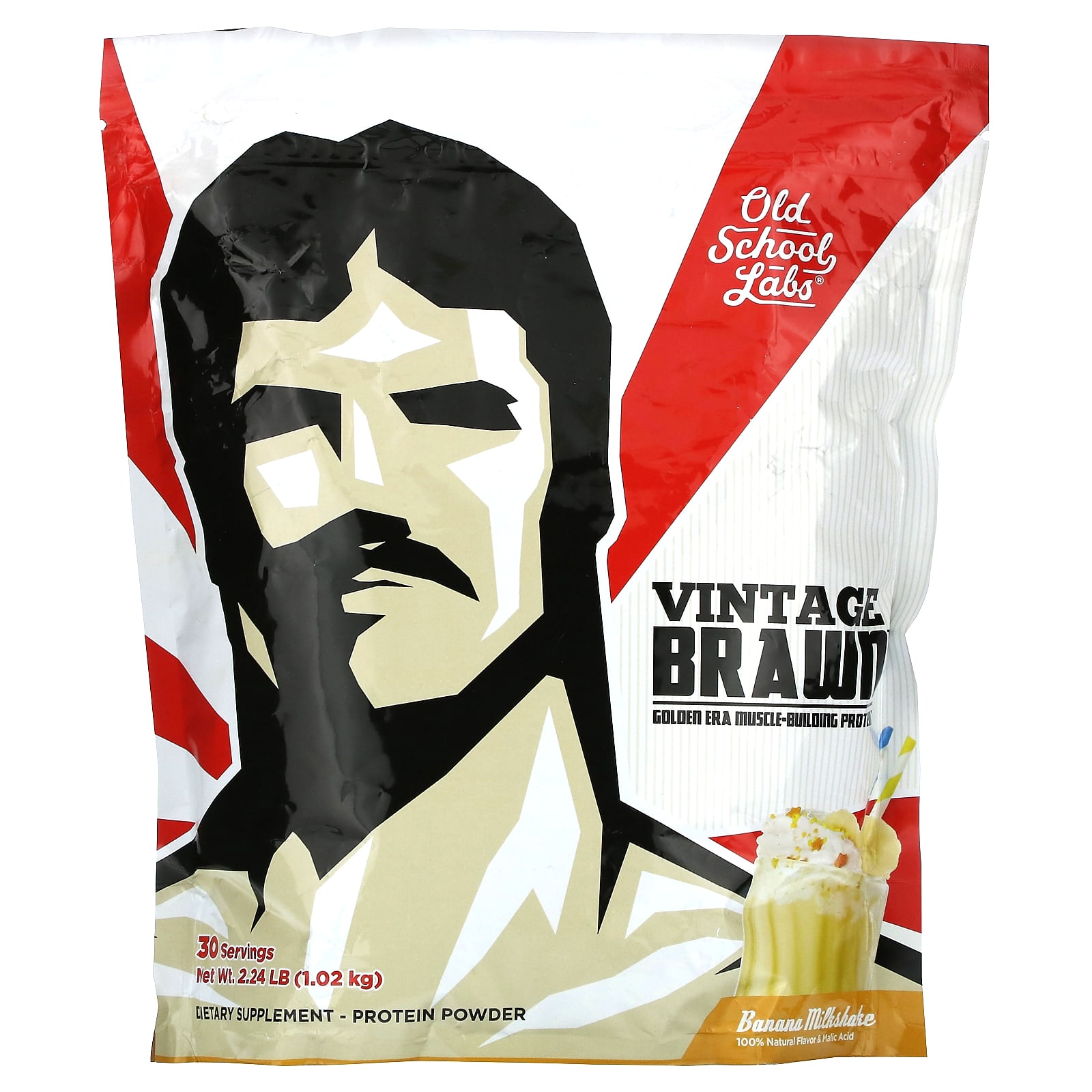 Old School Labs, Vintage Brawn, Golden Era Muscle Building Protein