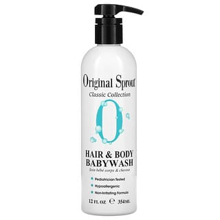 Original Sprout, Детское средство для мытья волос и всего тела, для младенцев и старше, 12 жидких унций (354 мл)