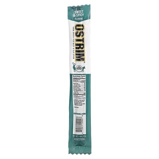 Ostrim, 100% Grass-Fed Beef & Elk Stick, Sweet & Spicy, 1 Stick, 1.5 oz (42 g)