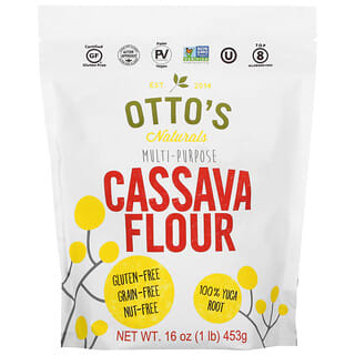Otto's Naturals, Cassava Flour، دقيق متعدد الأغراض، 16 أونصة (453 جم)