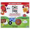 Once Upon A Farm, Tractor Wheels™, barretta morbida cotta al forno biologica, fragola, zucca e barbabietola, 5 barrette, 19 g ciascuna