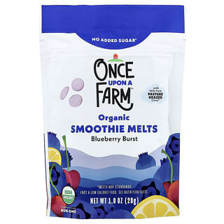 Once Upon A Farm, Organic Smoothie Melts, Toddler, Blueberry Burst, 1 oz (28 g)
