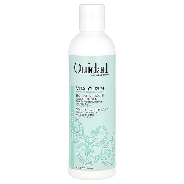 Ouidad, VitalCurl®+, 밸런싱 린스 컨디셔너, 나선형 컬, 250ml(8.5fl oz)