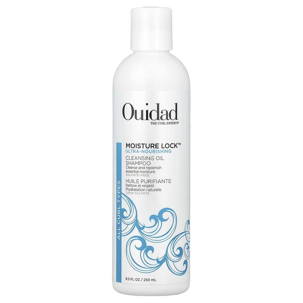 Ouidad, Moisture 잠금™, 클렌징 오일 샴푸, 모든 컬 타입용, 250ml(8.5fl oz)