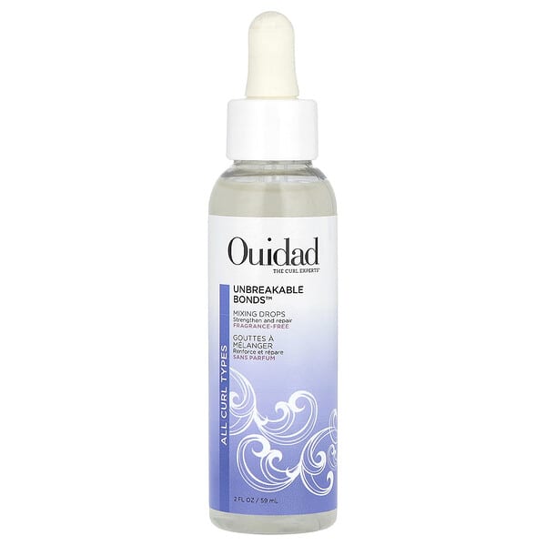 Ouidad, Unbreakable Bonds ™, капли для смешивания, без отдушек, 59 мл (2 жидк. унц.)