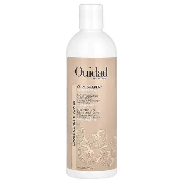 Ouidad, Curl Shaper®, 모이스처라이징 샴푸, 루즈한 컬 및 웨이브, 355ml(12fl oz)